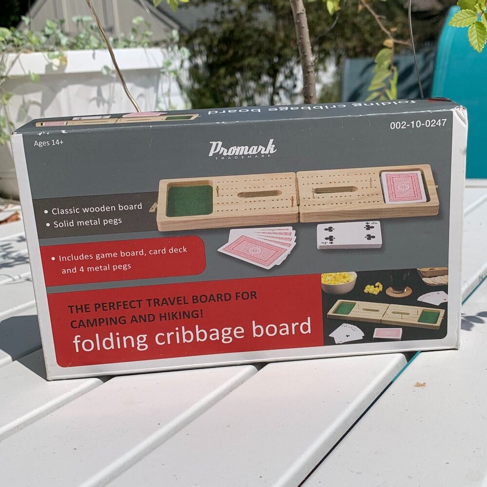 FIRM PRICE Folding Cribbage Board Portable/Travel